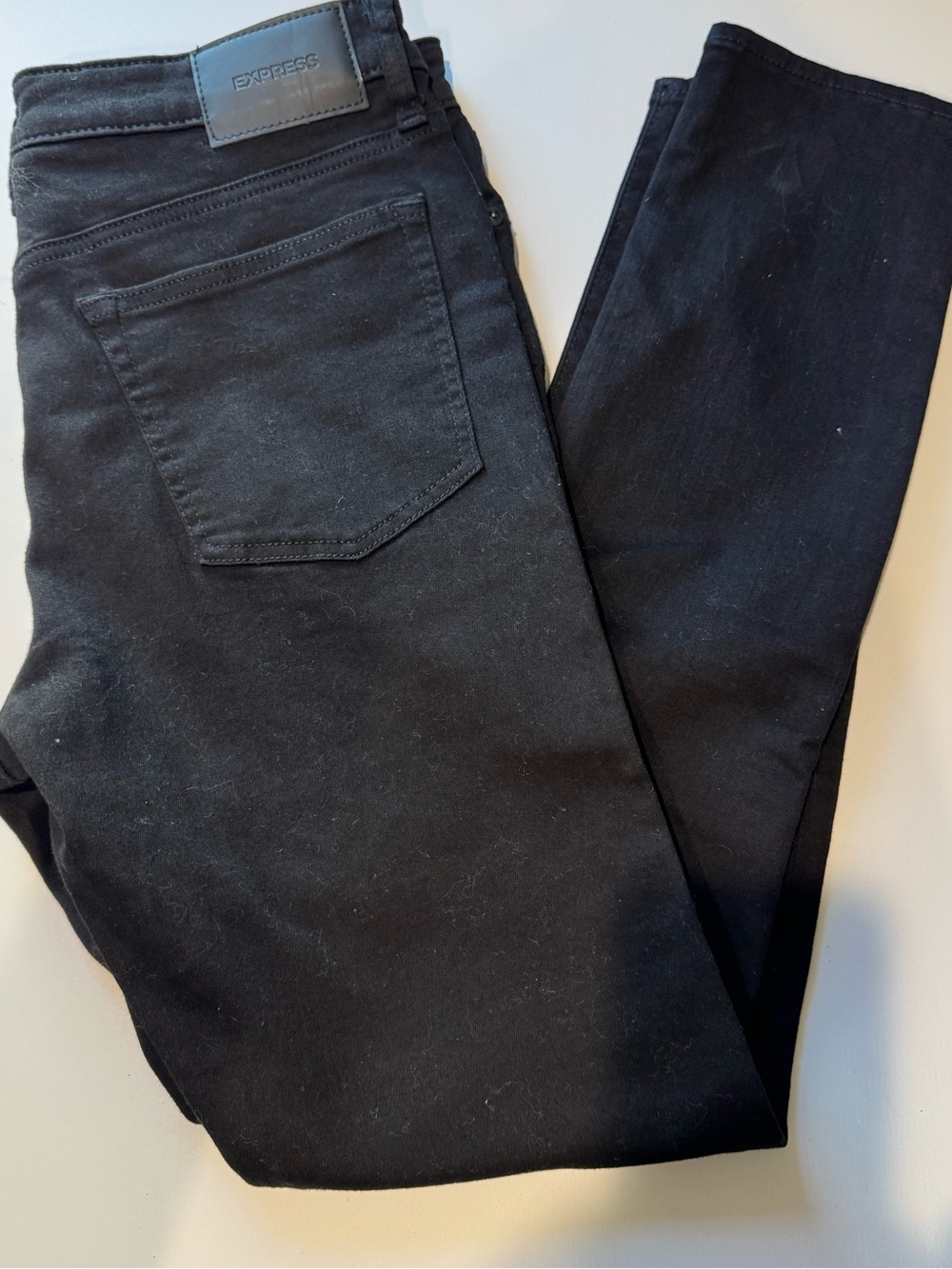 Express Black Super Skinny Stretch Men's Jeans Size 32x32 NWOT